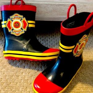 Fireman Rain Boots - Size 9/10
